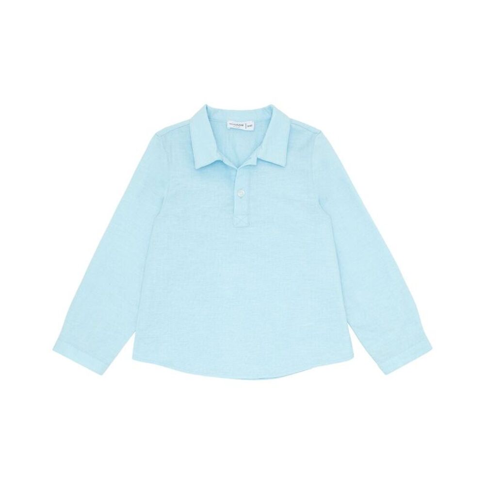 Minnow Boys  Pop Over Shirt, Blue